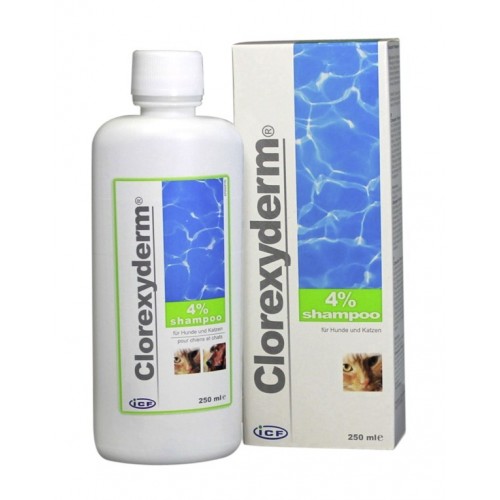 Clorexyderm Shampoo 4% pour chien et chat