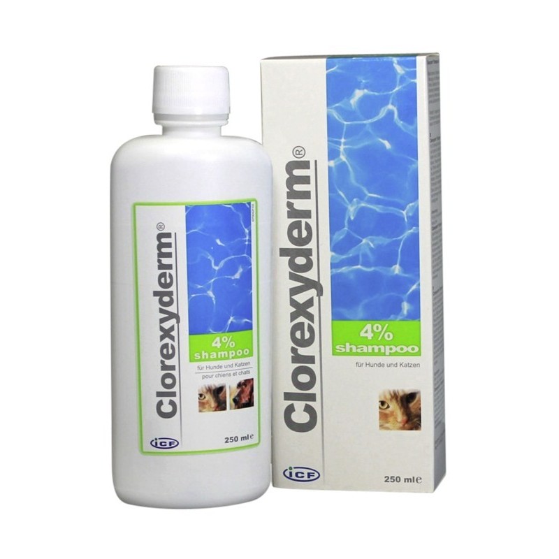 Clorexyderm Shampoo 4% pour chien et chat