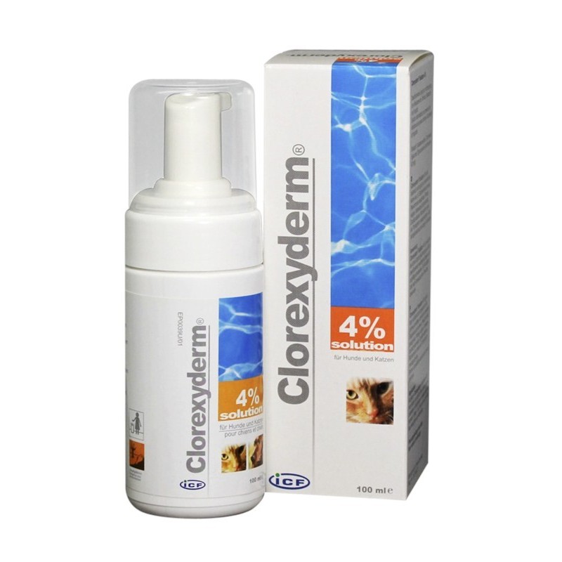 Clorexyderm Sulution / Lösung 4% pour chien et chat