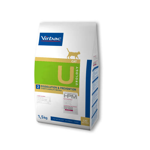 Virbac Veterinary HPM Cat Urology U2 Dissolution&Prevention