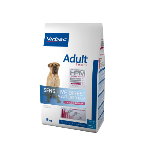 Virbac Veterinary HPM Adult Sensitive Dog Neutered Large & Medium