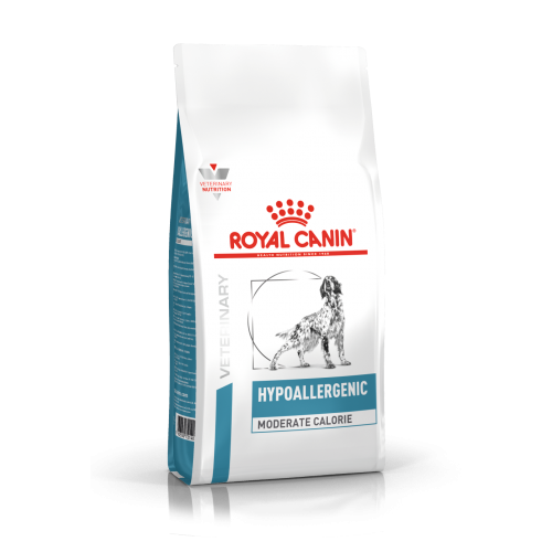 Royal Canin Veterinary Diet Hypoallergenic Moderate Calorie chien