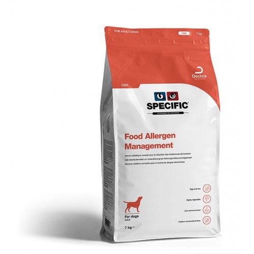 SPECIFIC Dog CDD Food Allergen Management