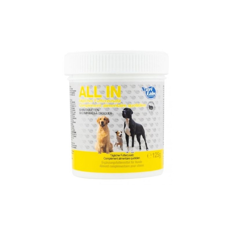 Complément alimentaire pour chien.