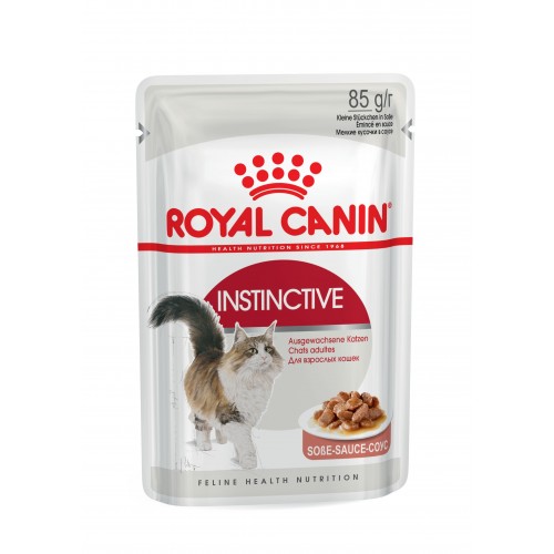 Royal Canin Health Nutrition Instinctive pour chat adulte, en sauce, mousse ou gelée - sachet
