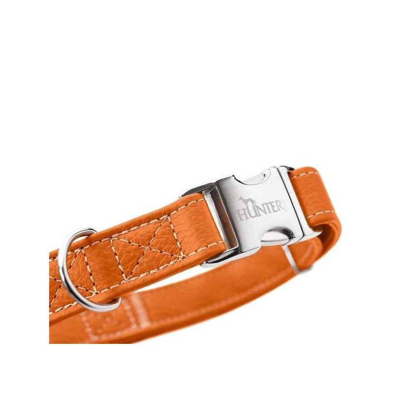 Hunter Cannes collier en cuir pour chien, rouge