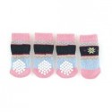 Chaussons de protection NATURI olive/moutarde, avec anti-glisse pour chiens