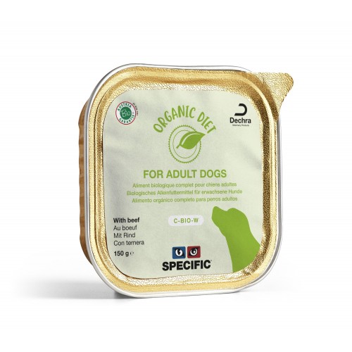 SPECIFIC Dog C-BIO-W organic au boeuf - aliment humide en barquette