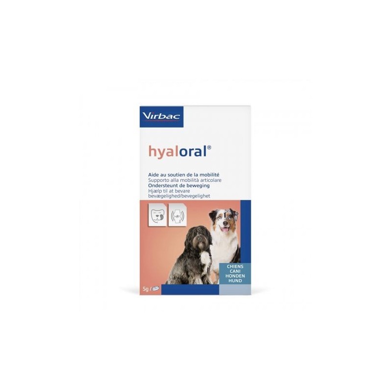 Hyaloral Virbac complément articulaire pour chats et chiens