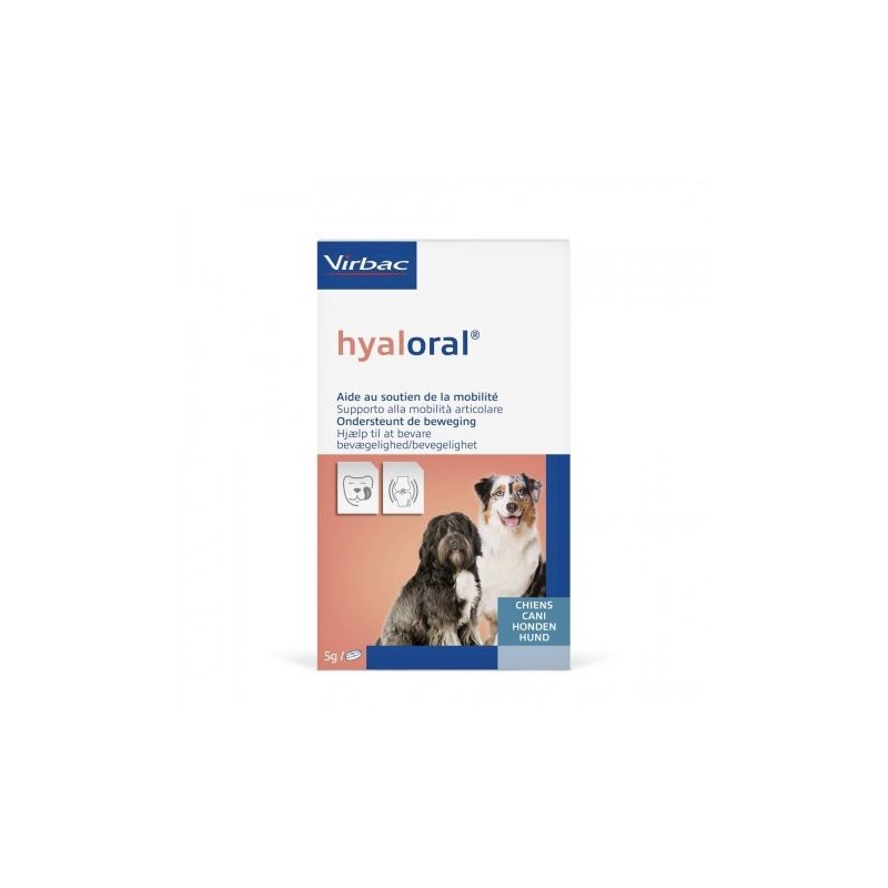 Hyaloral Virbac complément articulaire pour chats et chiens Hyaloral Virbac complément articulaire pour chats et chiens