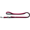 Hunter Cannes laisse réglable en cuir pour chien, rouge