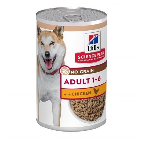 Hill's Science Plan Canine Adult NO GRAIN au poulet- aliment humide en boîte