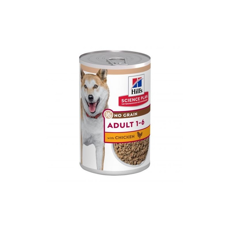 Hill's Science Plan Canine Adult NO GRAIN au poulet- aliment humide en boîte