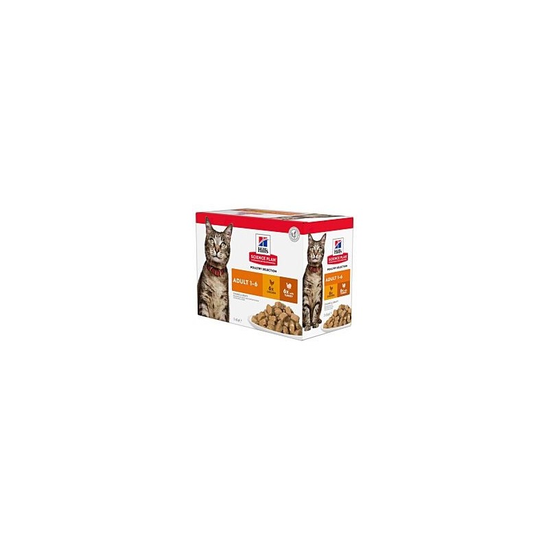 Hill's Science Plan Feline Adult POULTRY SELECTION - sachet