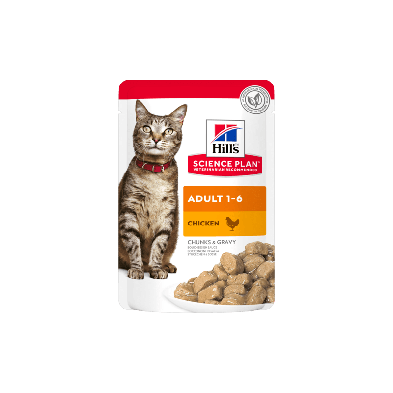 Hill's Science Plan Feline Adult Tender Chunks in Gravy Chicken - sachet