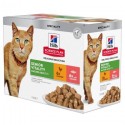 Hill's Science Plan Feline Adult 7+ Youthful Vitality Chicken / Salmon Mixed case - sachet