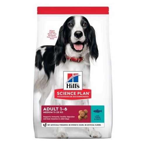 Hill's Science Plan Canine Adult Medium with Tuna & Rice