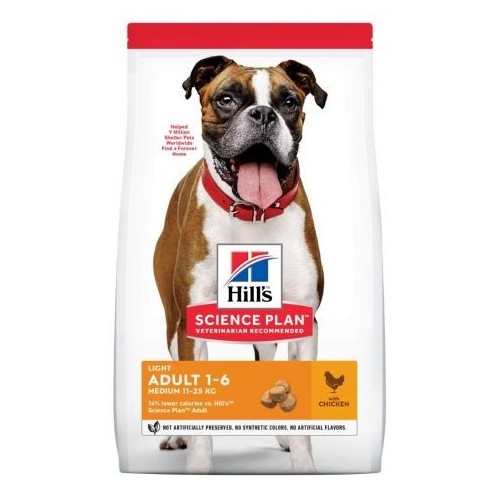 Hill's Science Plan Canine Adult Medium Light with Chicken