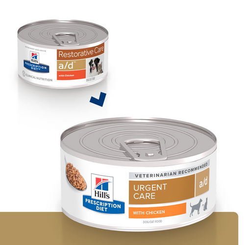 Hill's Prescription Diet Canine/Feline a/d Urgent Care - aliment humide en boîte pour chat et chien