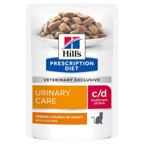 Hill's Prescription Diet Feline c/d Multicare Stress - Aliment humide en sachets