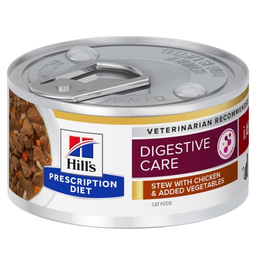 Hill's Prescription Diet Feline i/d Digestive Care stew with chicken - Aliment humide mijoté