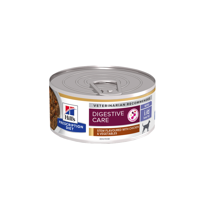 Hill's Prescription Diet Canine i/d Digestive Care Stress Mini - aliment humide mijoté Hill's Prescription Diet Canine i/d Digestive Care Stress Mini - aliment humide mijoté