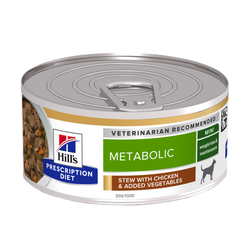 Hill's Prescription Diet Canine Metabolic Mini Weight Management stew with chicken - Aliment humide mijoté