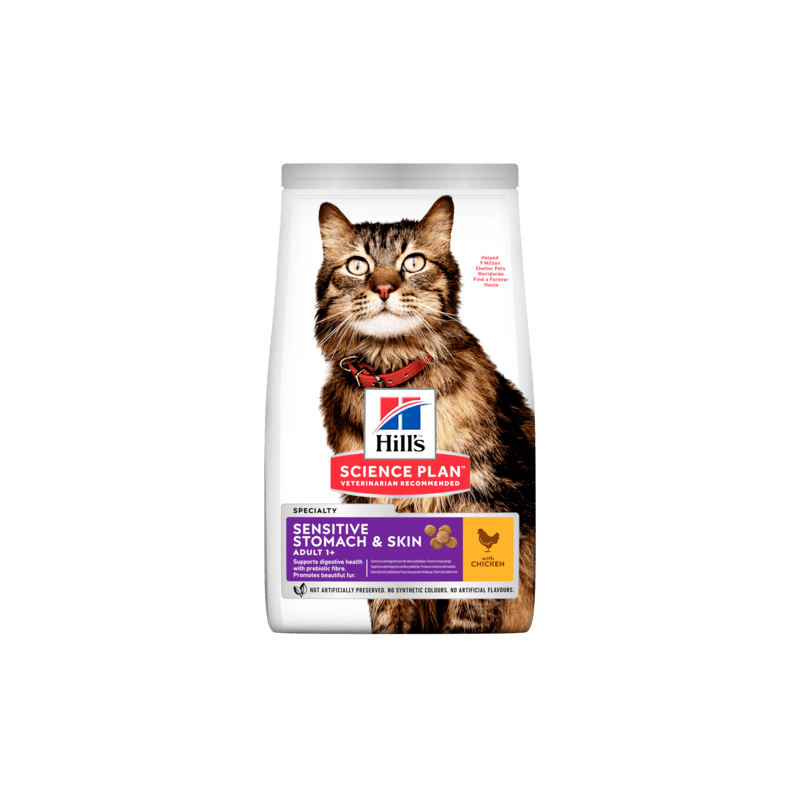 Hill's Science Plan Feline Adult Sensitive Stomach & Skin