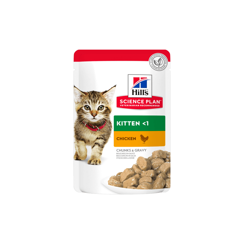 Hill's Science Plan Kitten Tender Chunks in Gravy Chicken - sachet