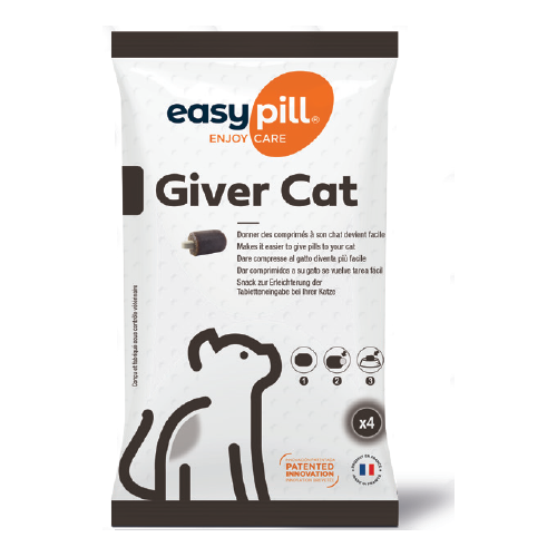 EasyPill Giver Cat cache-comprimés pour chat 4x10g