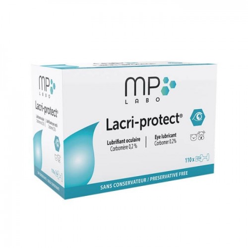 Lacri-Protect lubrifiant oculaire pour chat, chien et NAC, monodoses