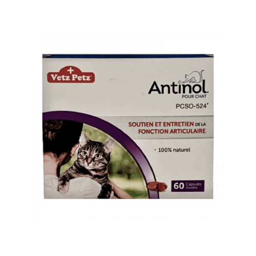 Antinol pour chat 60 capsules