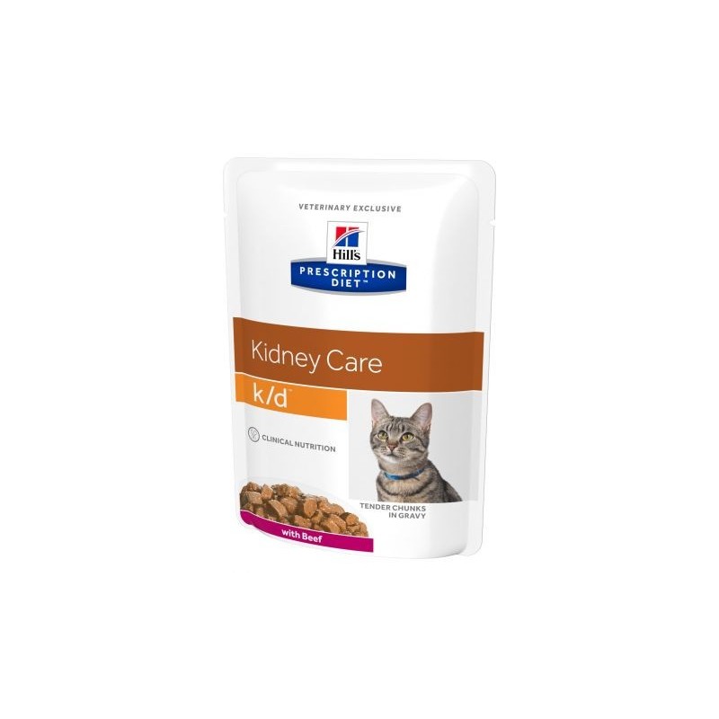 PROMO Hill's Prescription Diet Feline k/d Tender Chunks in Gravy - aliment humide en sachets