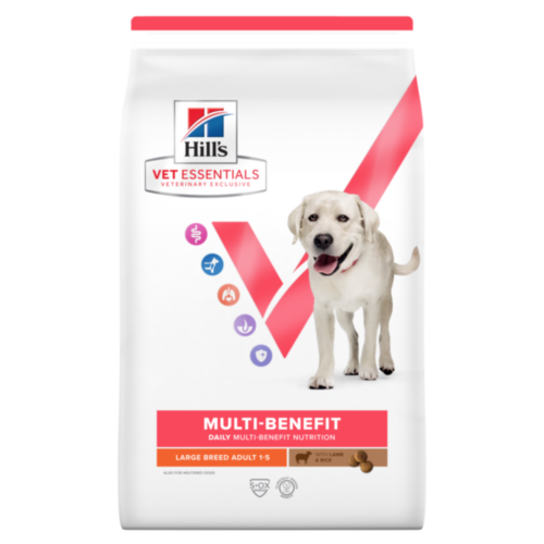 Hill's Vet Essentials Multi-Benefit Adult Large dog Lamb and Rice 14 kg