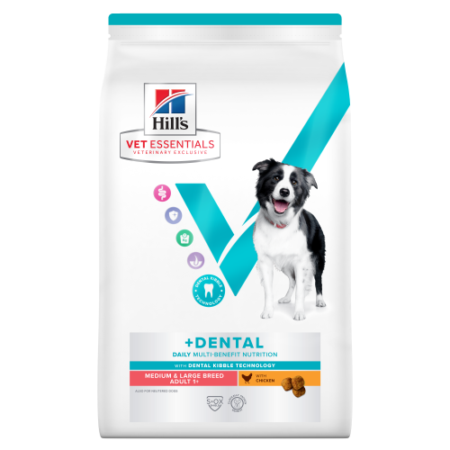 Hill's Vet Essentials Multi-Benefit + Dental Adult 1+ medium & large dog with chicken 2 kg