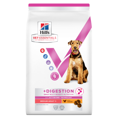 Hill's Vet Essentials Multi-Benefit + Digestion Adult 1+ medium dog with chicken 10 kg
