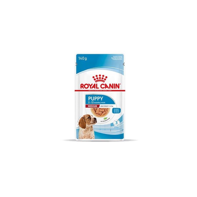 Royal Canin Health Nutrition Medium Puppy wet - aliment humide en sachet