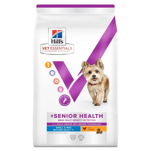 Hill's Vet Essentials Multi-Benefit + Senior Mature Adult 7+ small & mini dog with chicken 2 kg