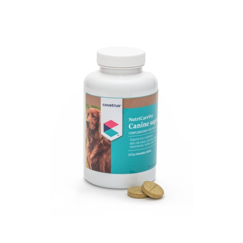 Nutricarevet Covetrus Liver Support Canine pour chien 85 comprimés