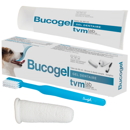 Bucogel TVM pâte dentaire pour chien,      chat et furet