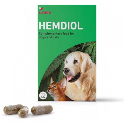 Hemdiol Flex pour chien et chat, 30 capsules