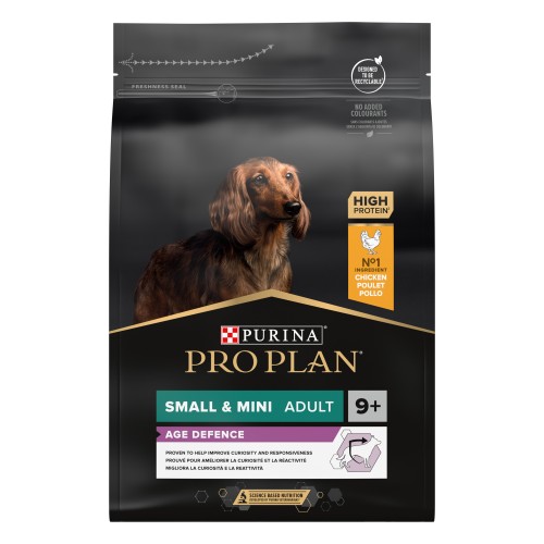 Purina ProPlan Small & Mini Adult 9+ Age Defence chicken - croquettes 3kg