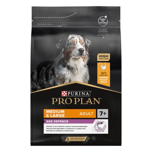 Purina ProPlan Medium & Large Adult 7+ Age Defence chicken - croquettes