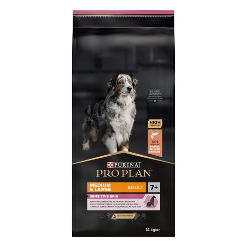 Purina ProPlan  Medium & Large Adult 7+ Sensitive Skin salmon