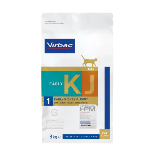 Virbac Veterinary HPM Cat Early Kidney & Joint KJ1 1.5 / 3 kg