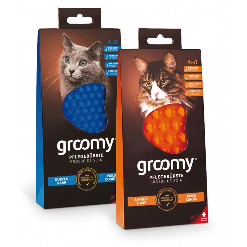 Groomy Cat Brosse en Silicone pour chat