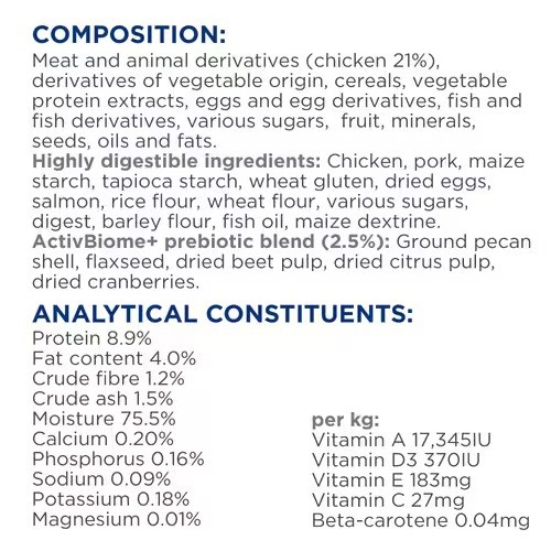 Hill's Prescription Diet Feline Gastrointestinal BIOME chicken - en sauce - sachet 12x85g