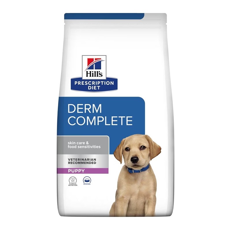 Hill's Prescription Diet Canine Derm Complete PUPPY Egg croquettes