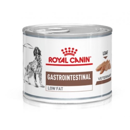 Royal Canin Veterinary Diet Gastrointestinal Low Fat Loaf Dog boite 200g