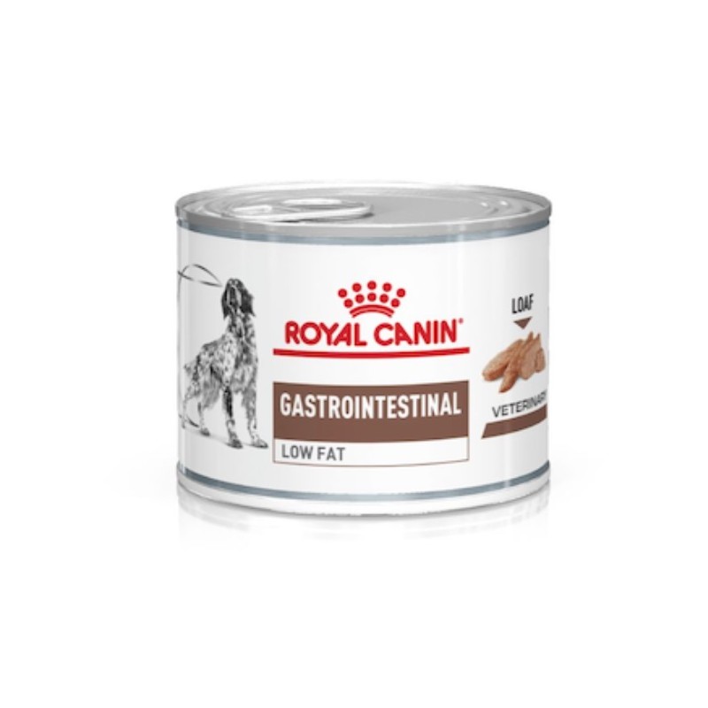 Royal Canin Veterinary Diet Gastrointestinal Low Fat Loaf Dog boite 200g